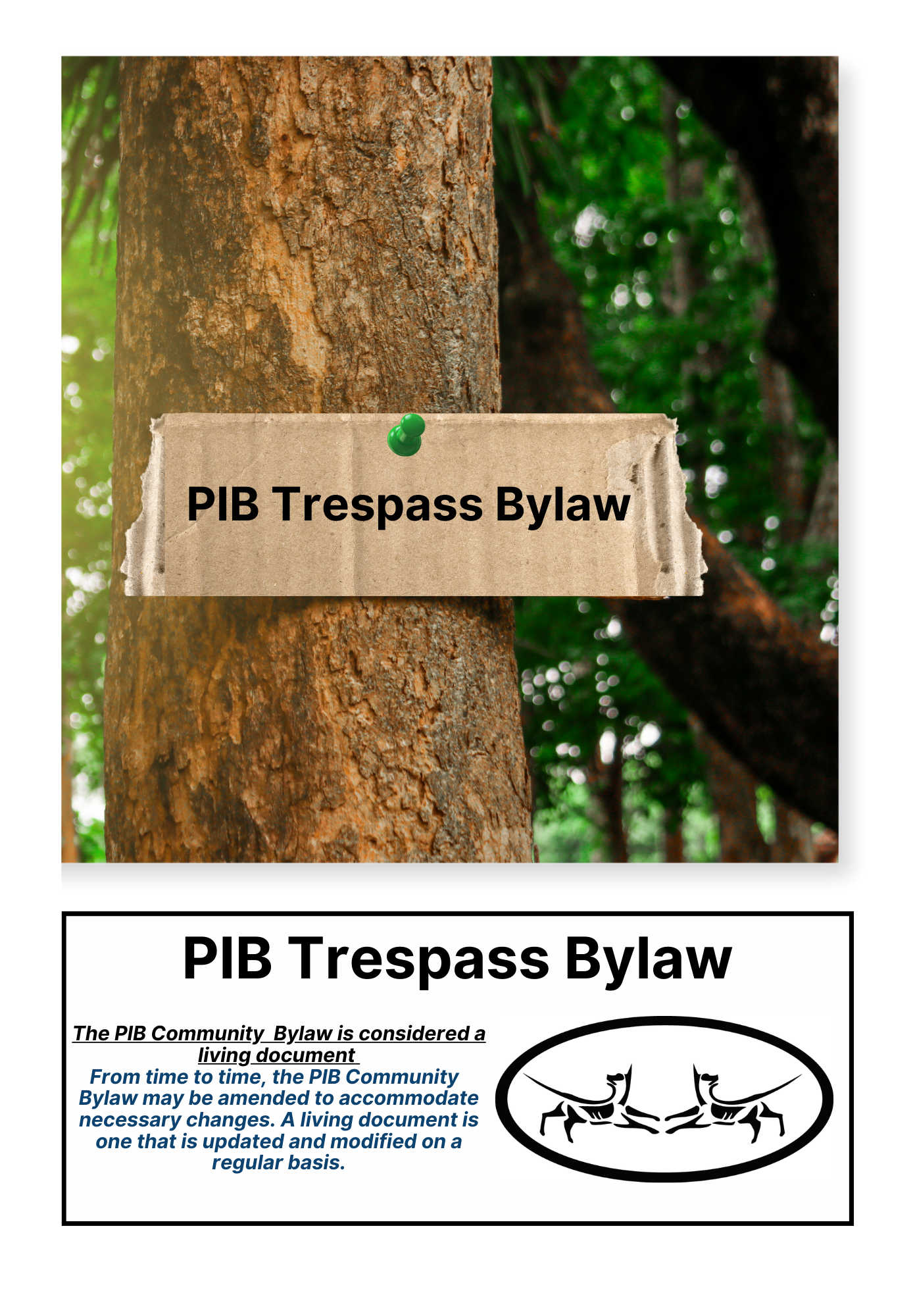 PIB Trespass Bylaw - Enacted August 4, 2023