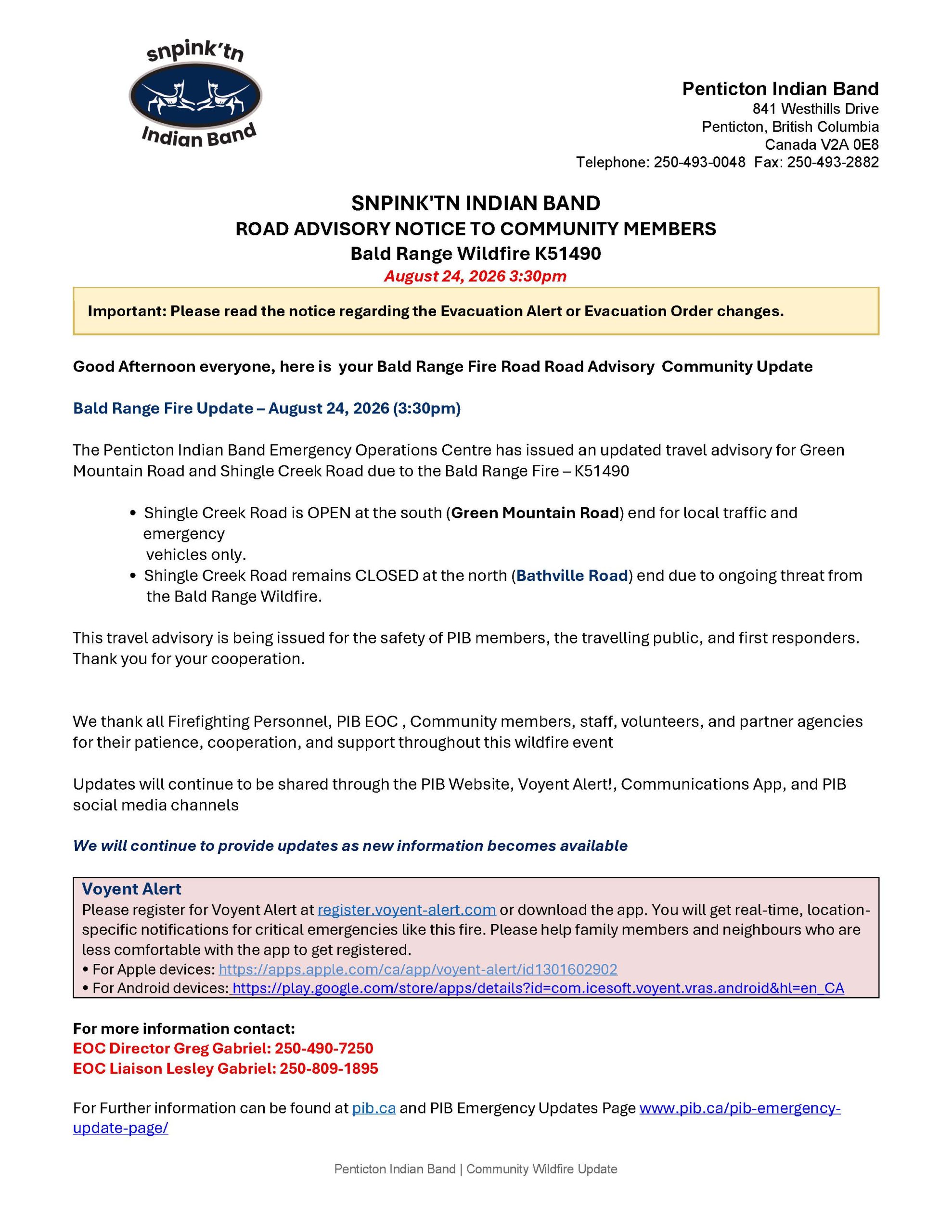 Bald Range Fire